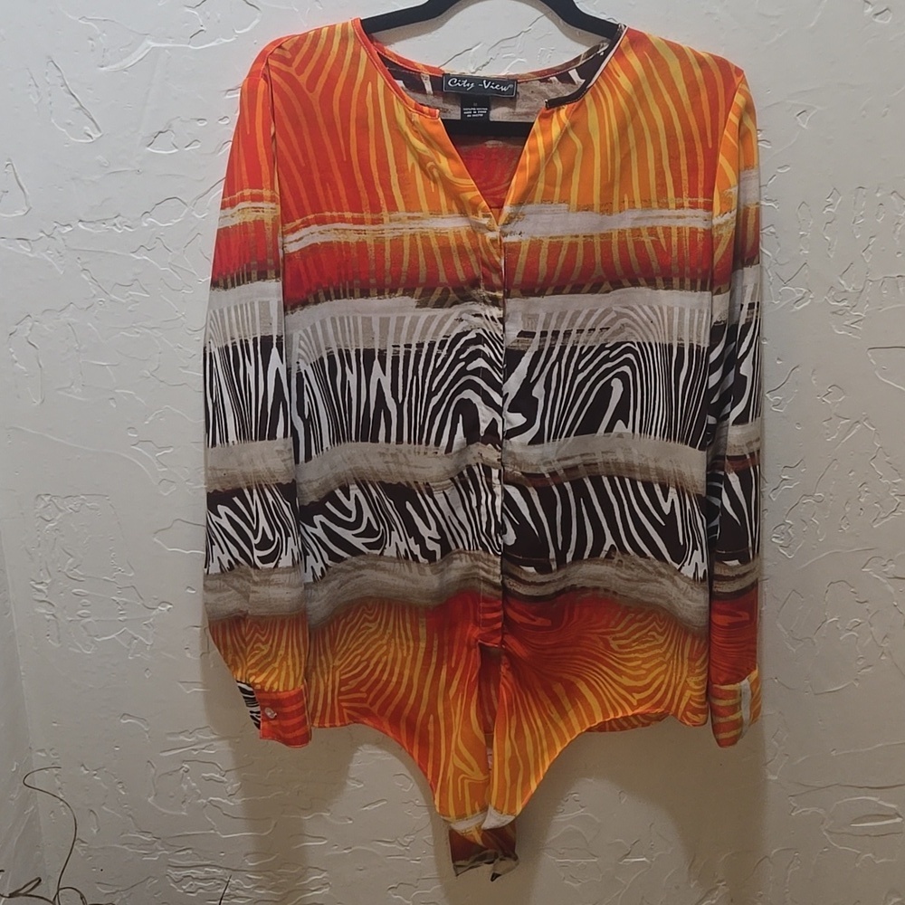 3/$10 Women's Multicolor Blouse